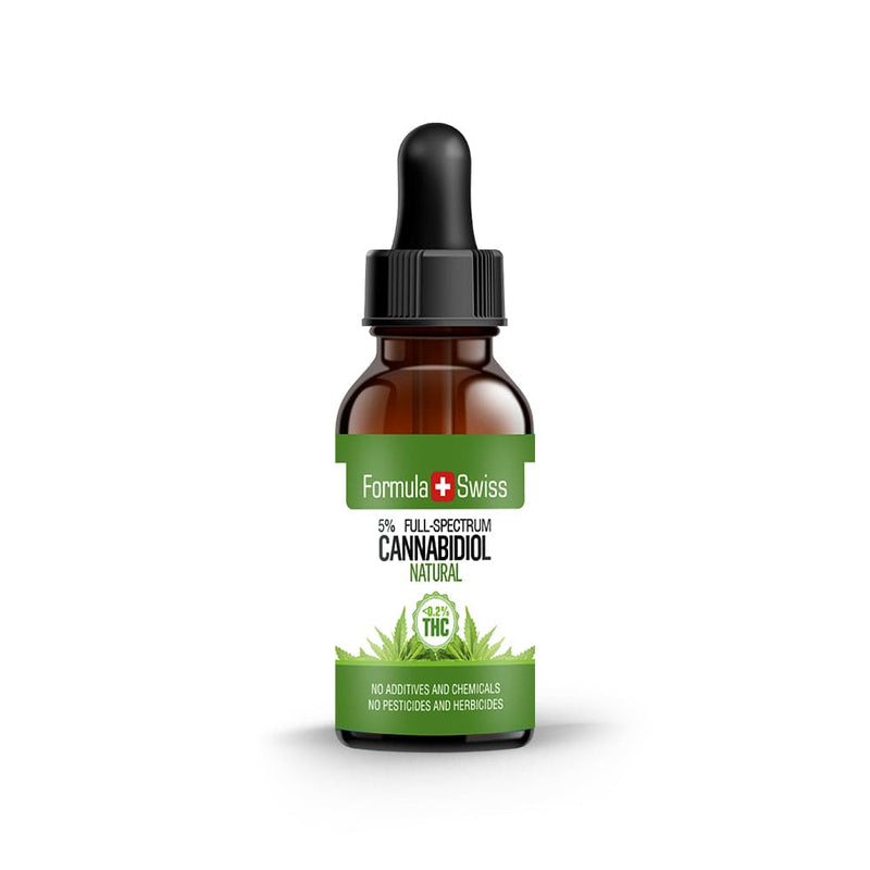 Huile de CBD dans l'huile naturelle 0,2% THC