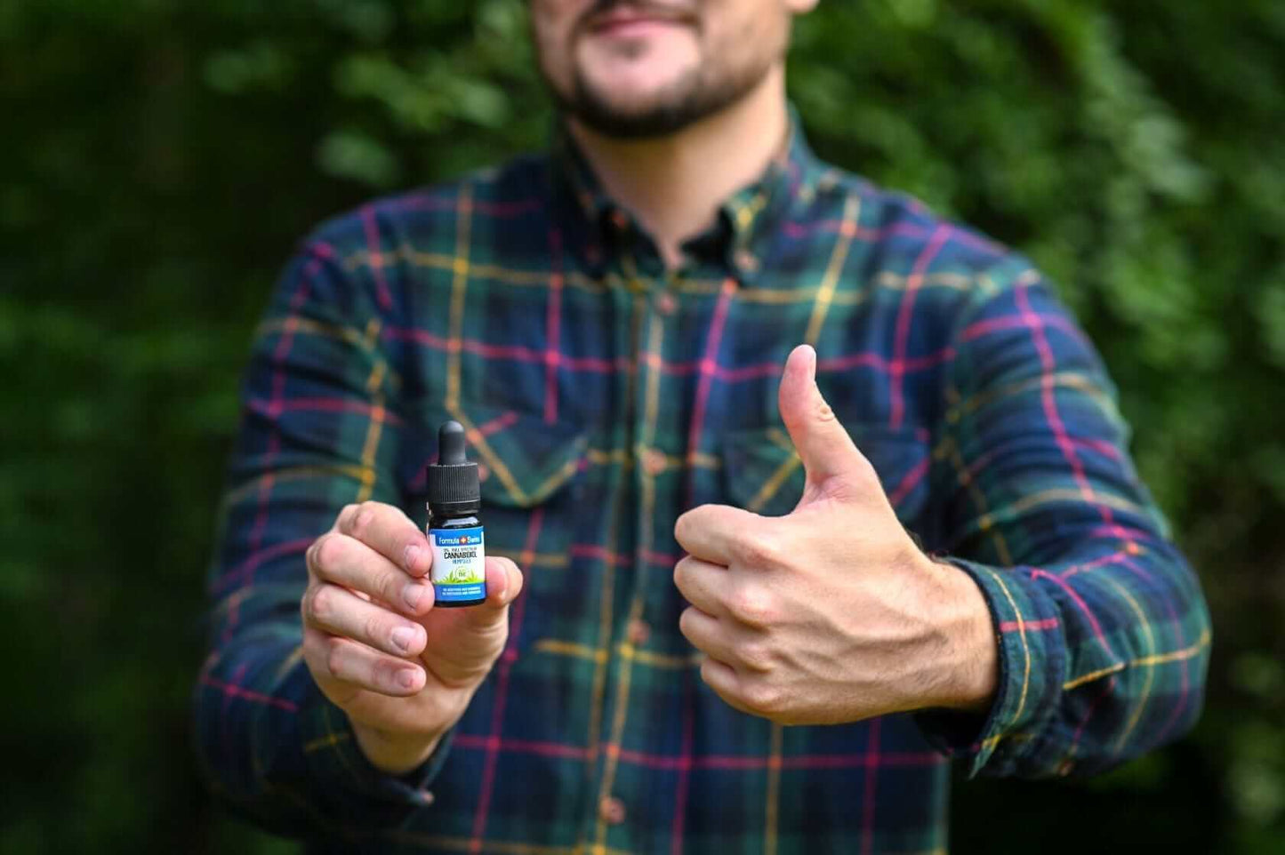 Formula Swiss Huile de CBD biologique dans l'huile de graines de chanvre