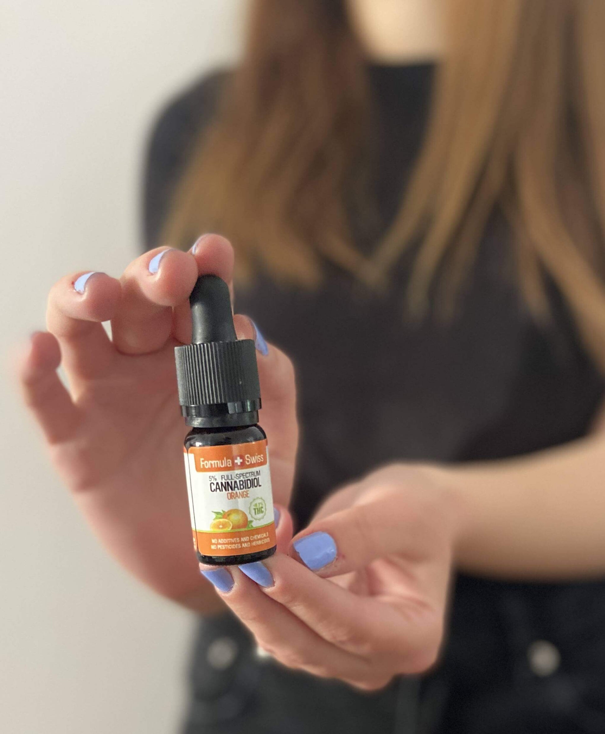 Formula SwissZ Huile de CBD biologique dans l'huile d'orange