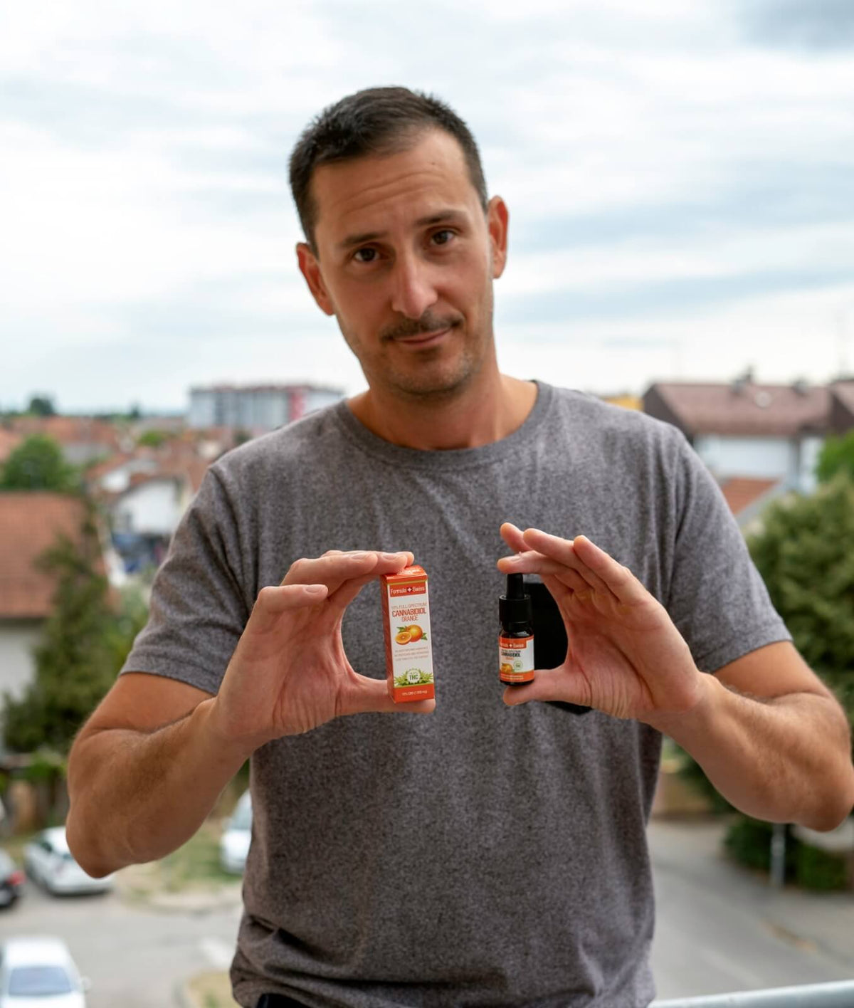 Formula SwissZ Huile de CBD biologique dans l'huile d'orange