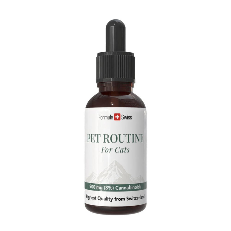 Formula Swiss Pet Routine für Katzen – CBD-Öl mit 3 % CBD, Pipettenflasche