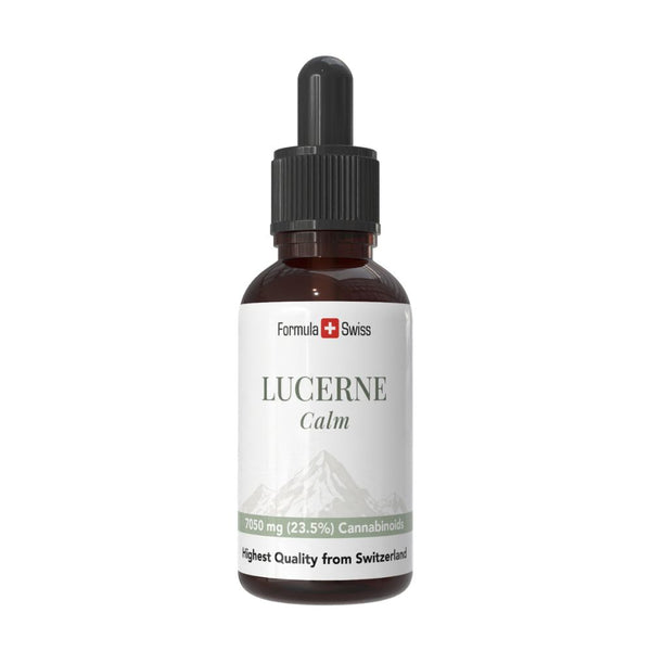 Lucerne Calm – Huile de CBD 23,5 % sans THC